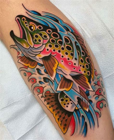 trout tattoo